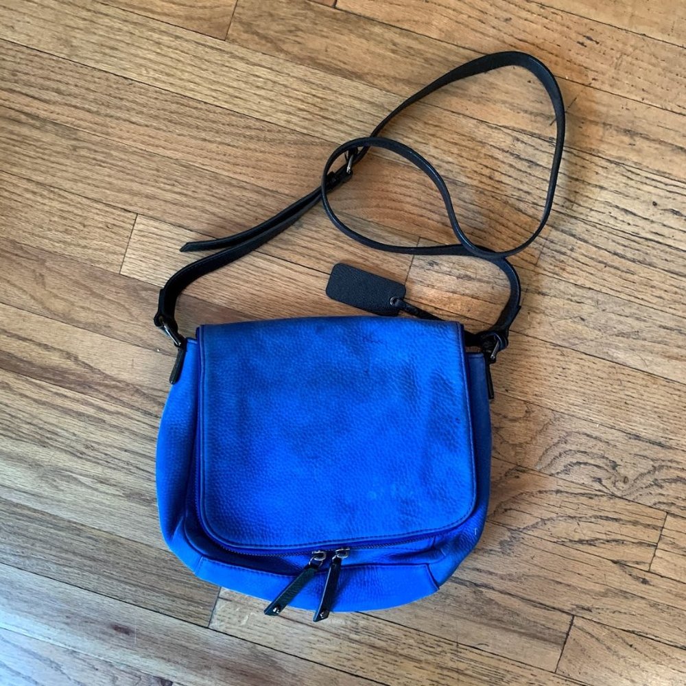 Kenneth Cole Suede Crossbody Bag